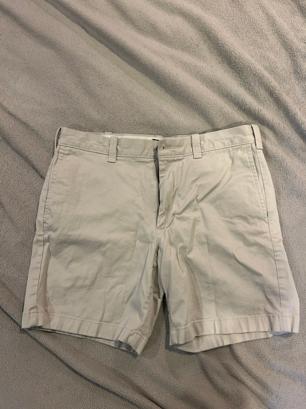 J. Crew Men's Flat Front Chino Shorts - Light Tan